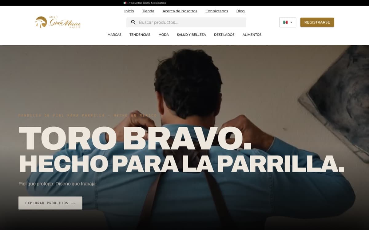 Toro Bravo digital store at Mall Gran México Export