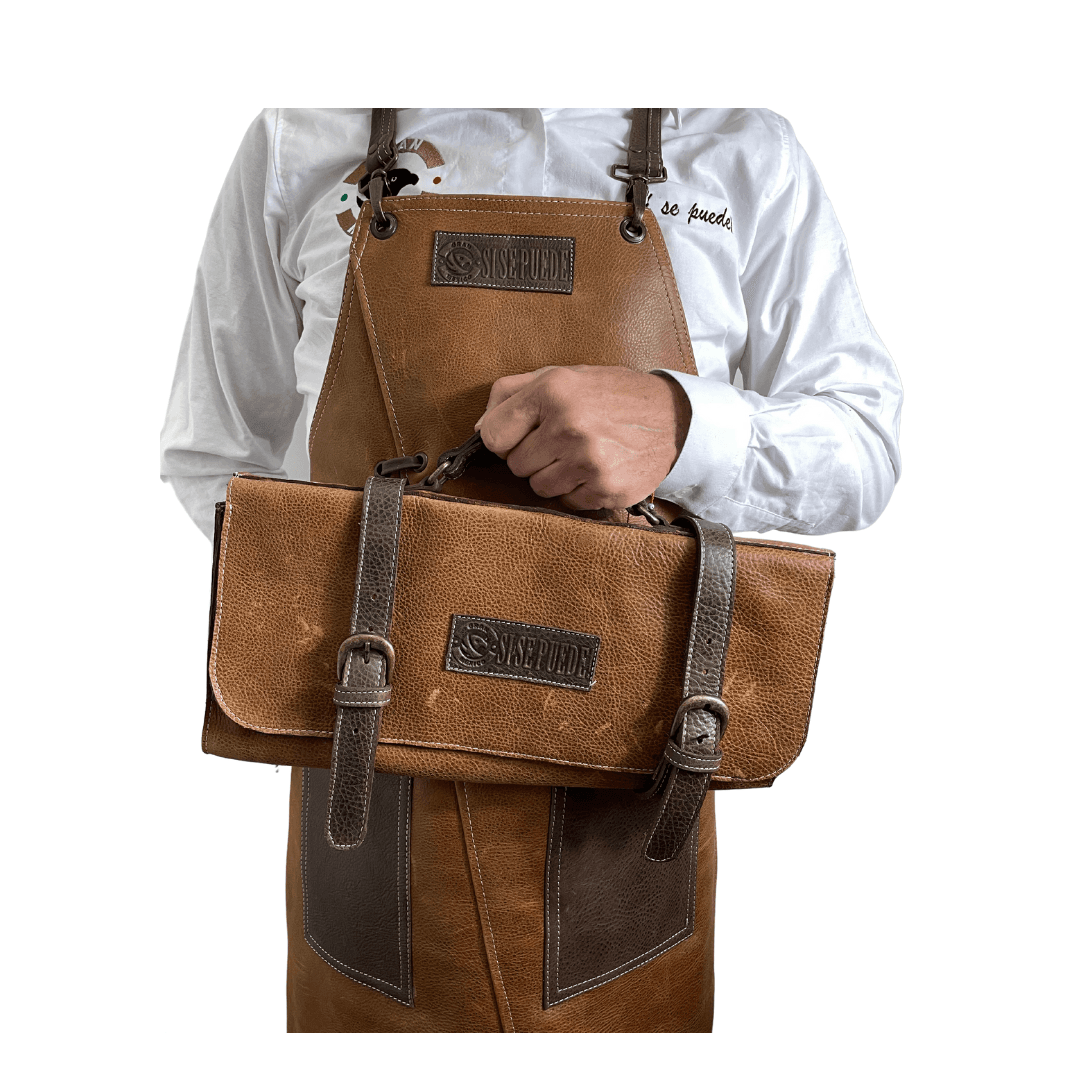 Kit Mandil de Piel y Cuchillera