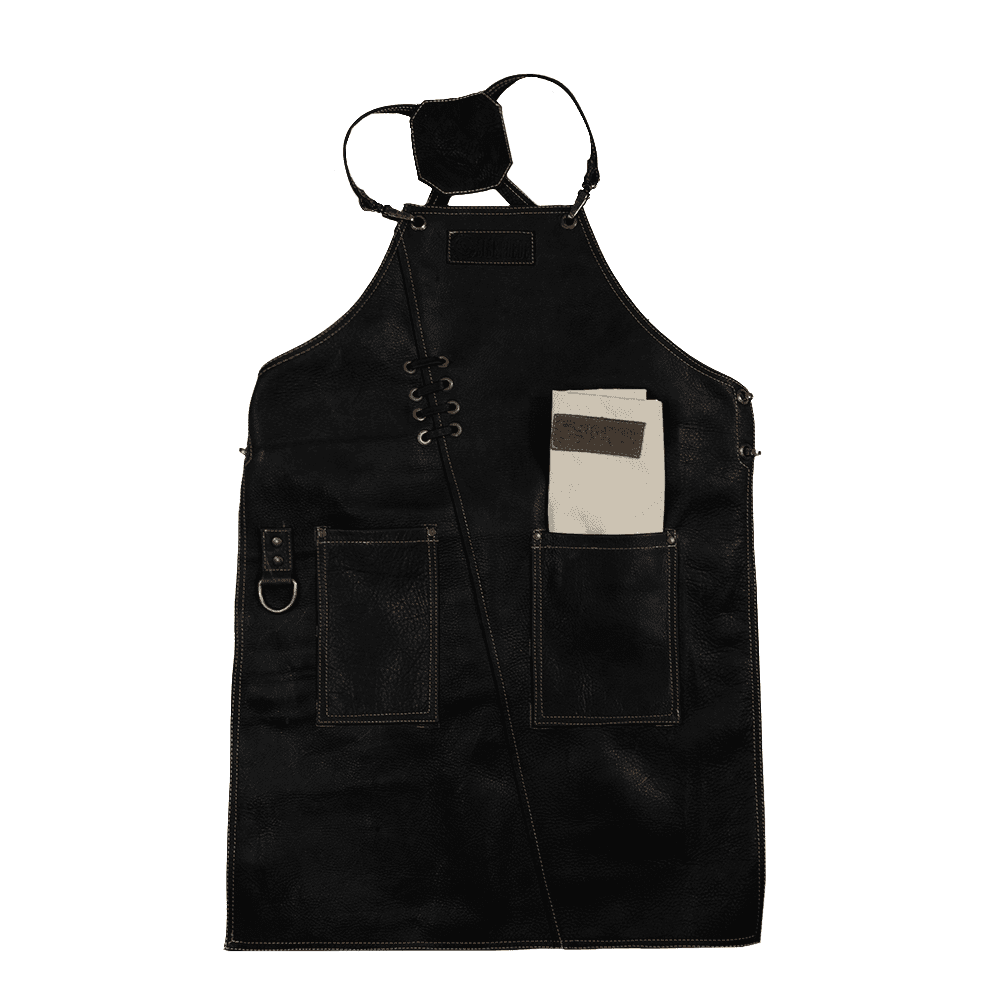 Mandil Parrillero Negro