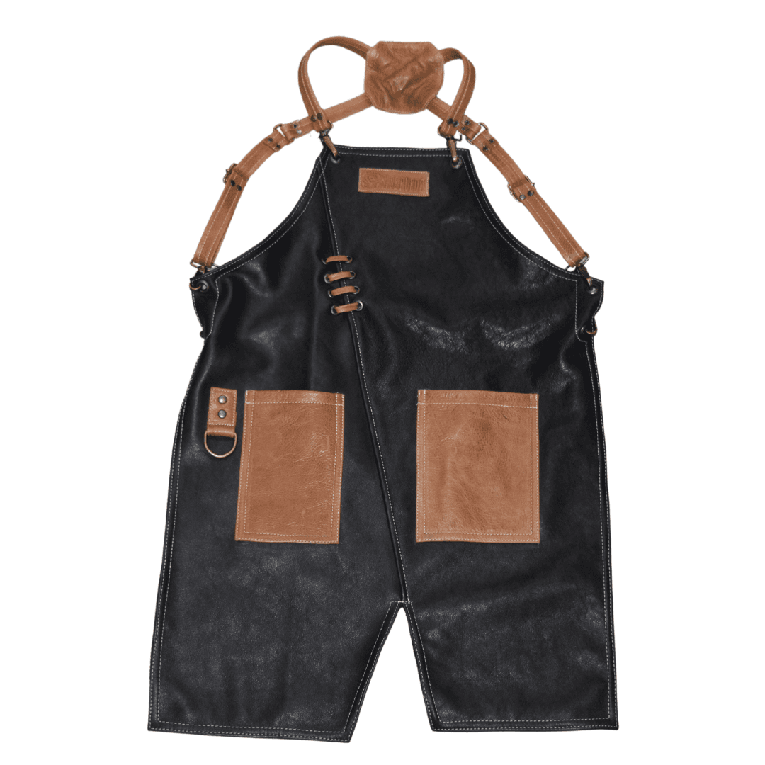 Mandil Parrillero Negro