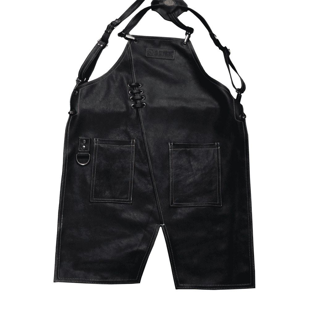 Mandil Parrillero negro