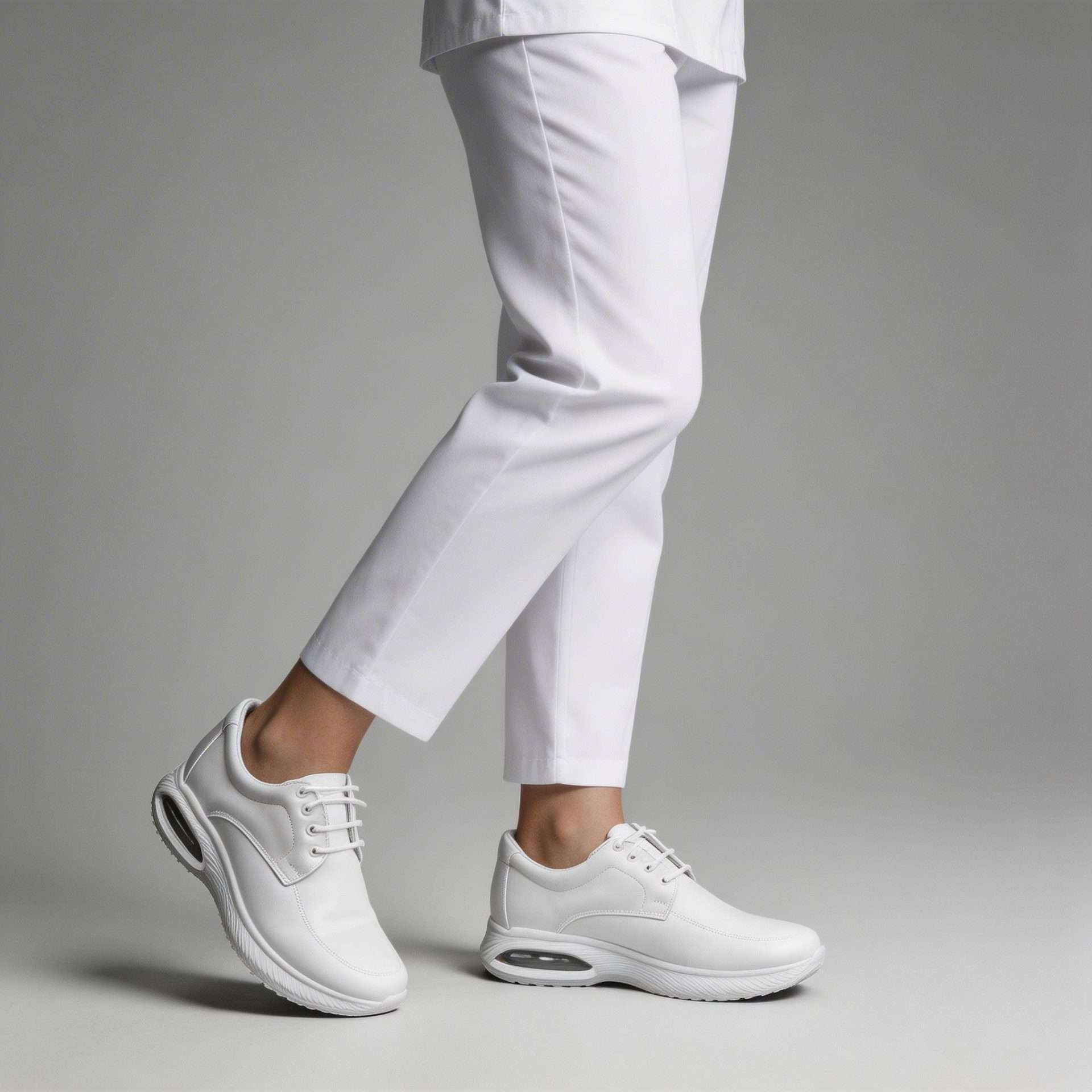 Zapato Clínico Blanco de Caballero Clinic 5030