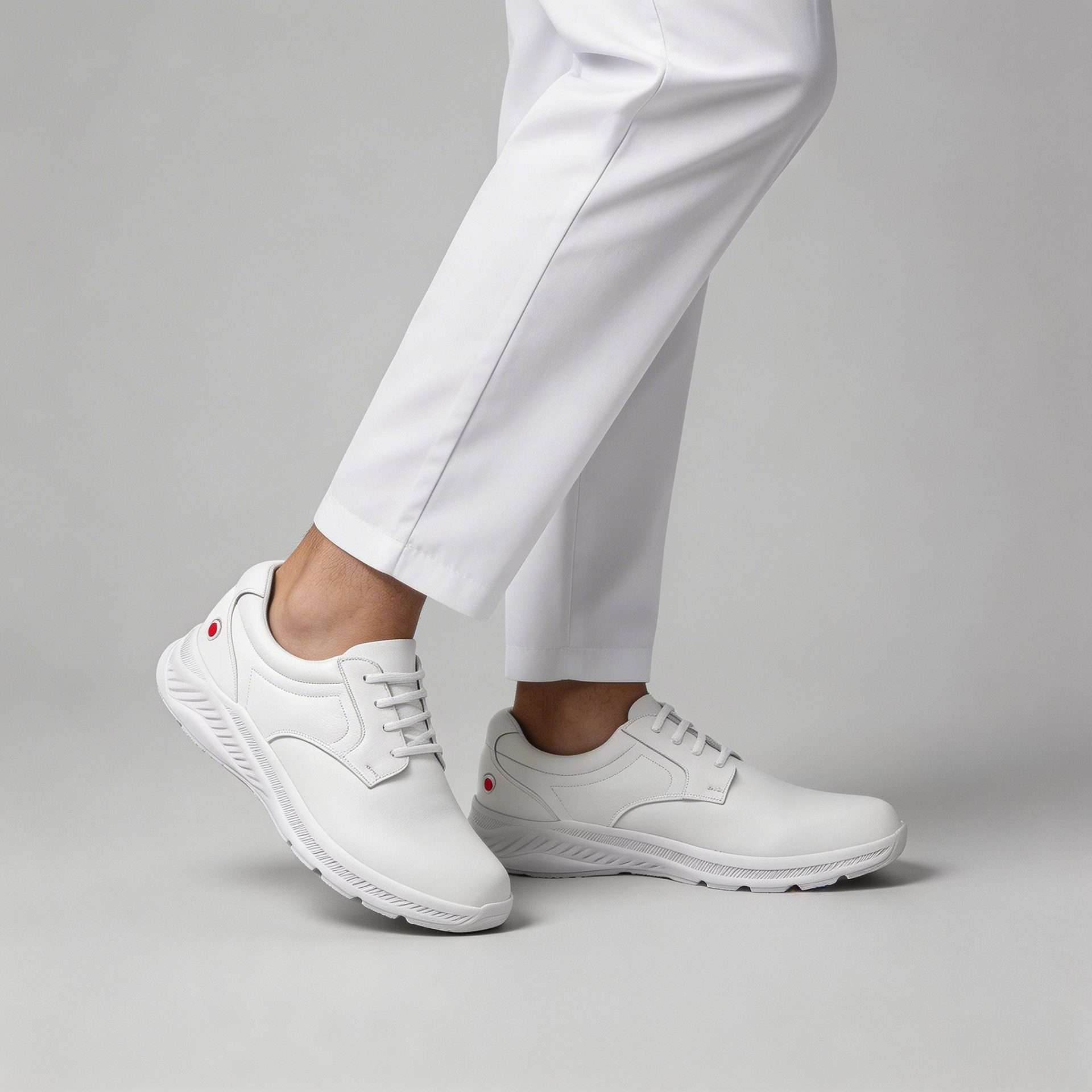 Zapato Clínico Blanco para Caballero Track 2611