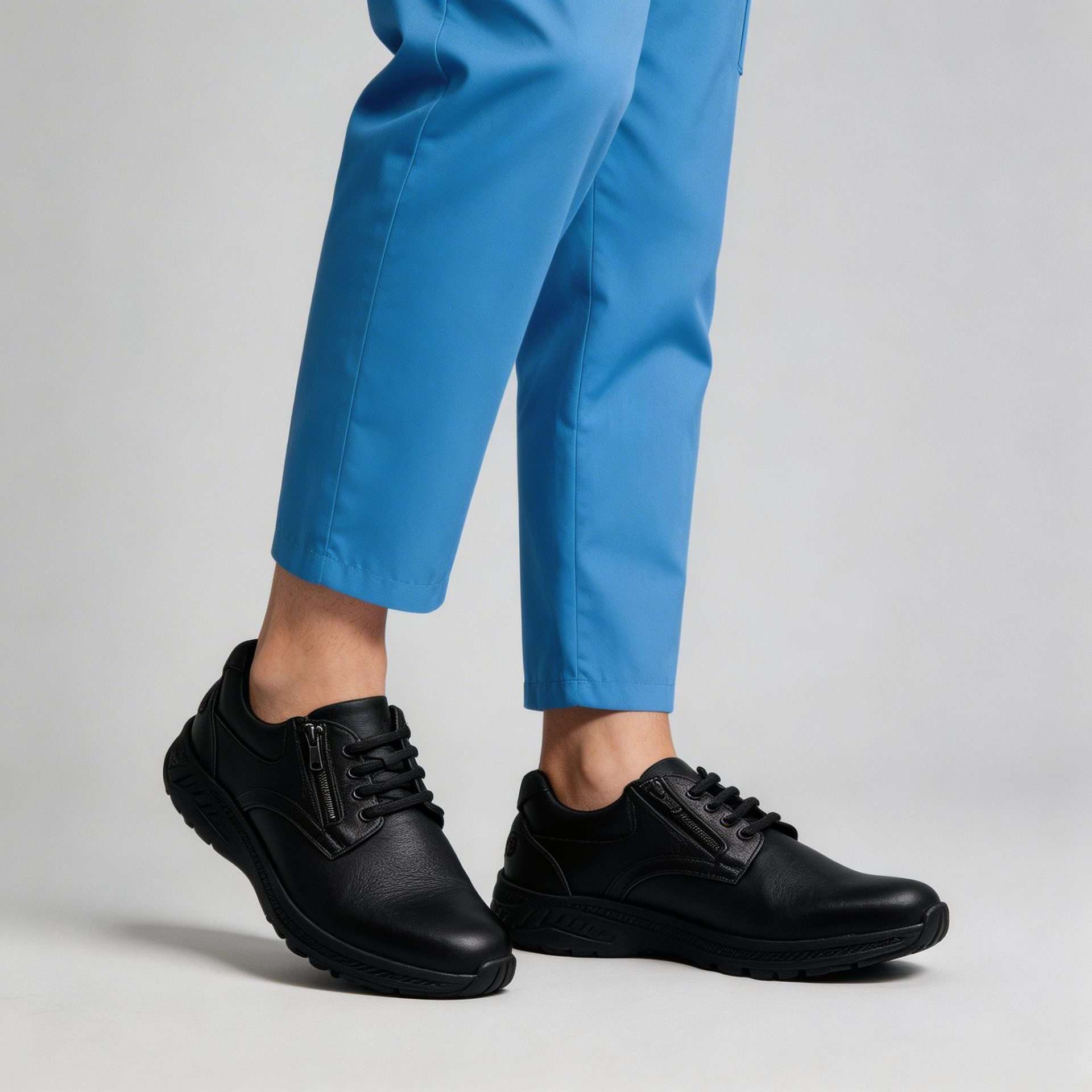 Zapato Clínico Negro para Caballero Track 2612