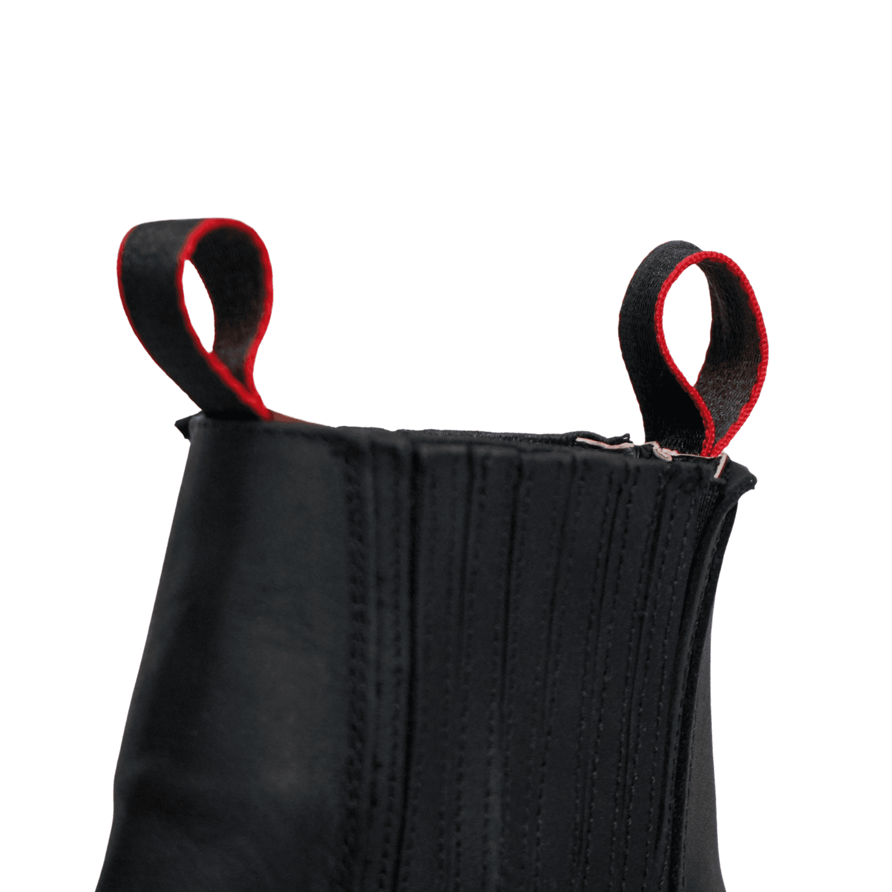 Black Crazy Horse Leather Ankle Boots