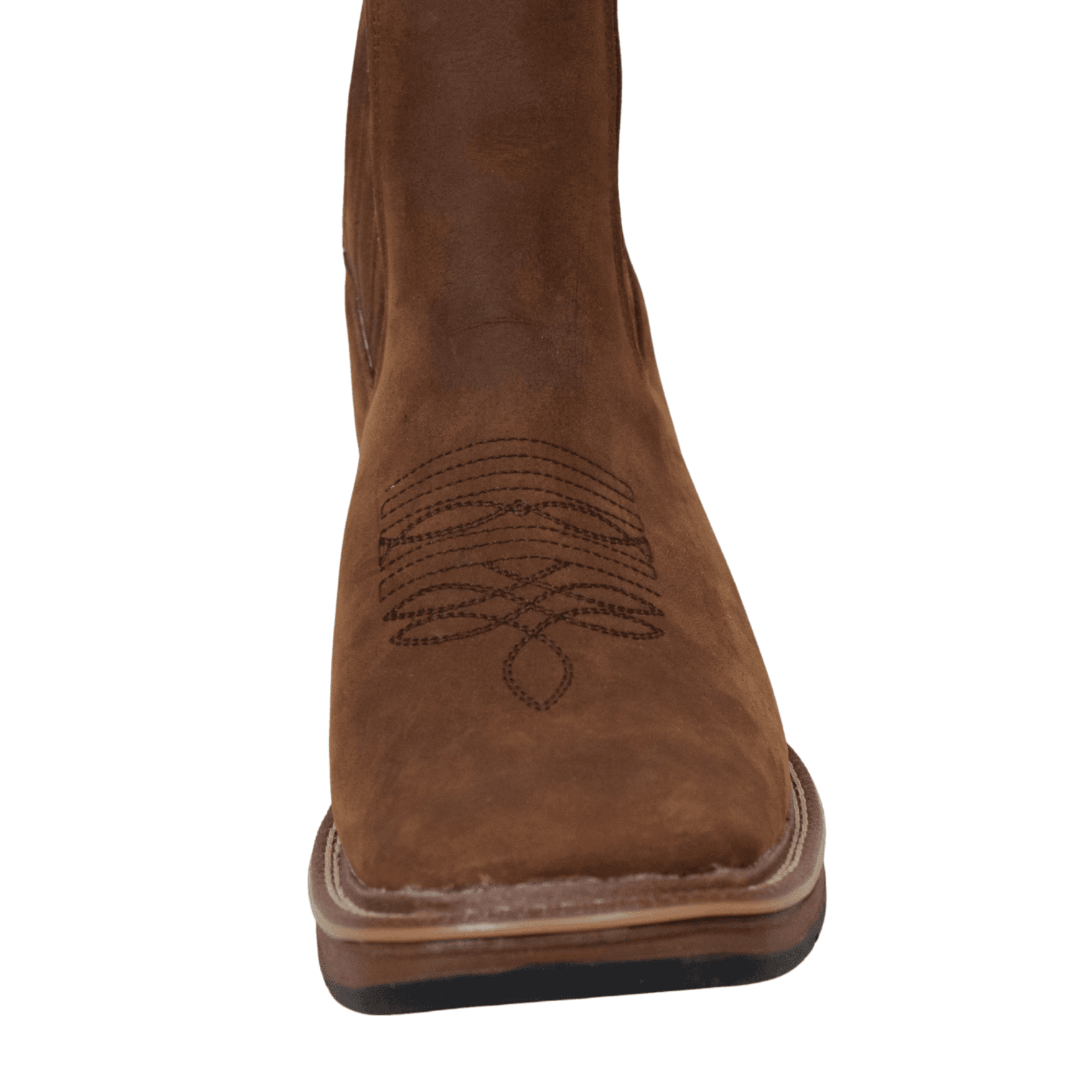 Brown Crazy Horse Leather Ankle Boots