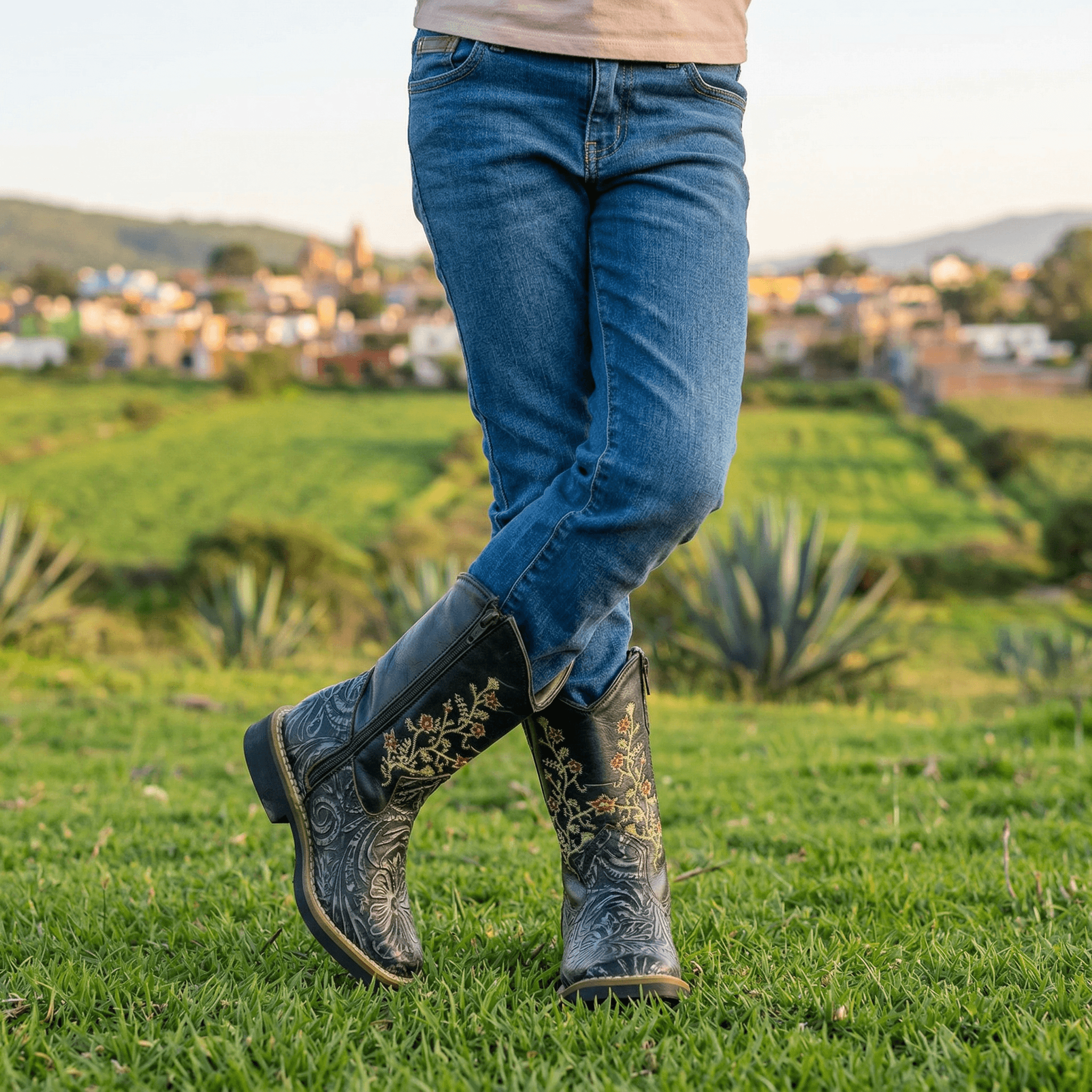 Botas Vaqueras Para Niña