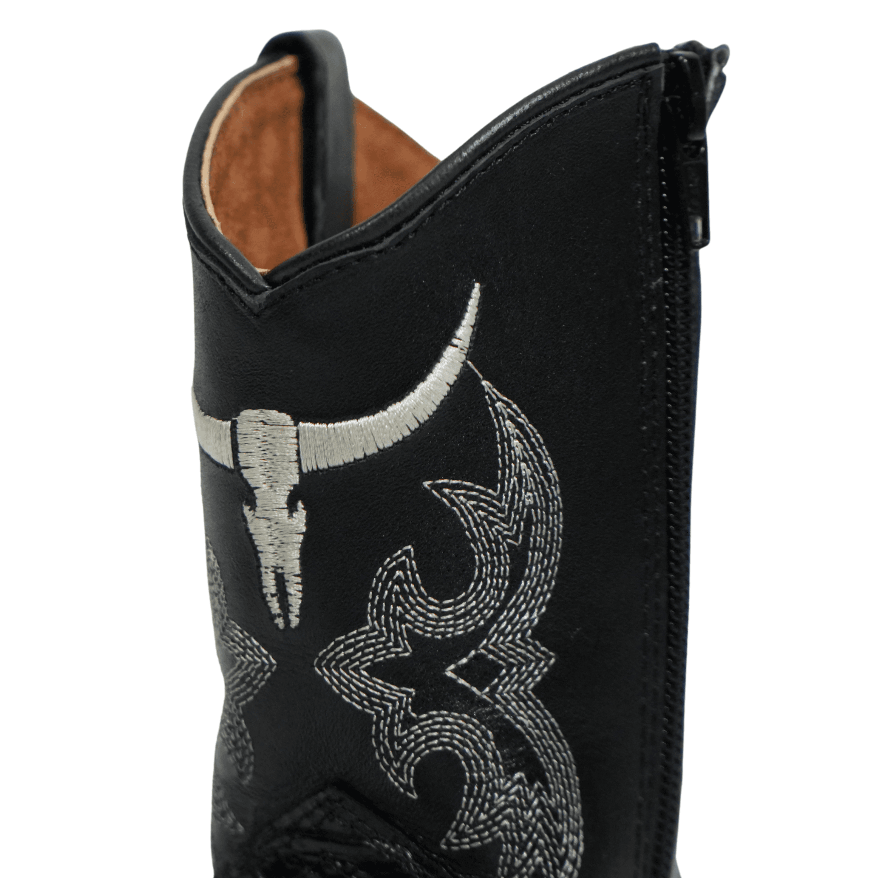 Botas Vaqueras Para Niño Cocodrilo Floter Negro II