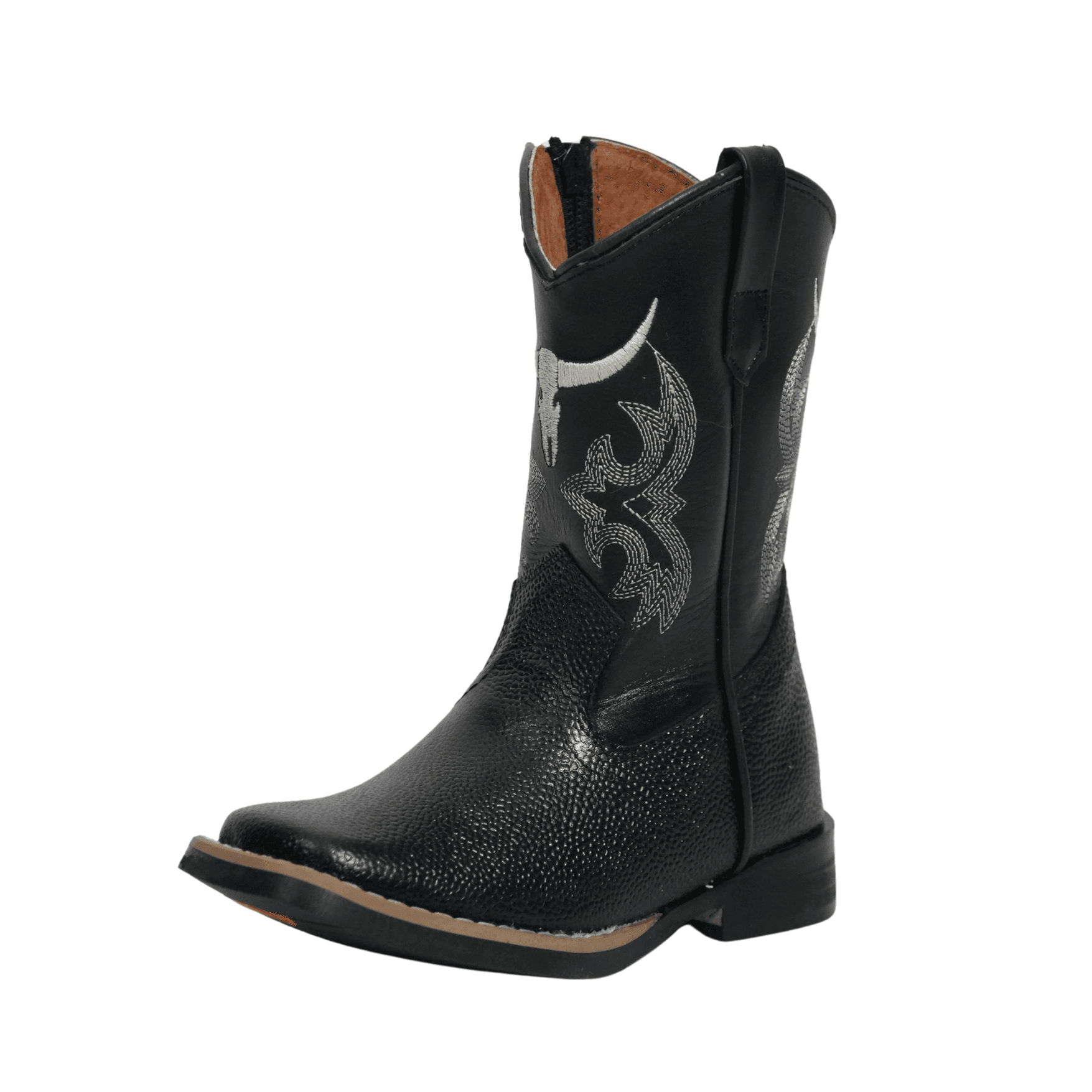 Kids' Black Floter Cowboy Boots