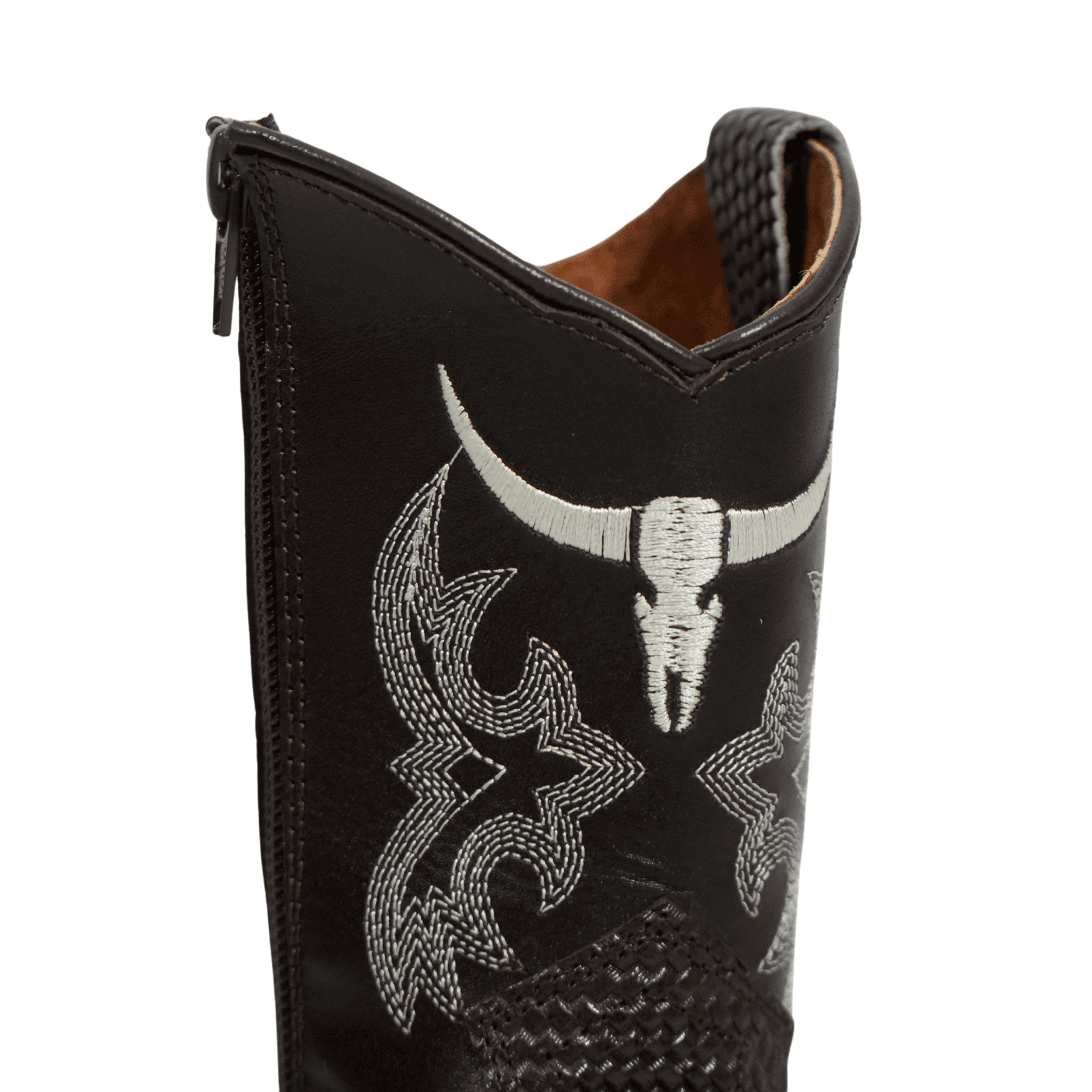 Kids' Brown Basket Weave Cowboy Boots