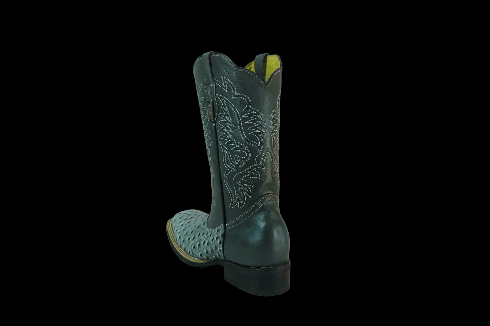 Genuine Leather Smooth Python Cowboy Boots