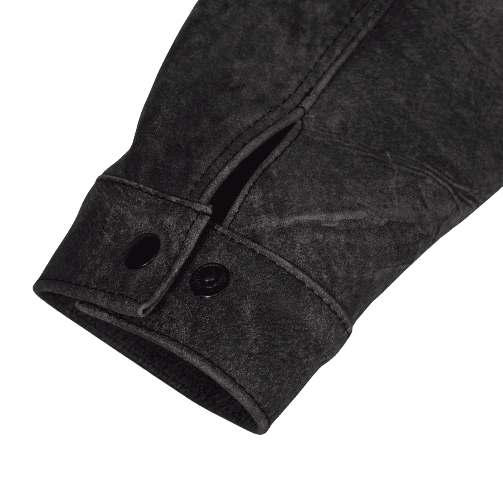 Levis Gray Leather Jacket - Alle Mexique