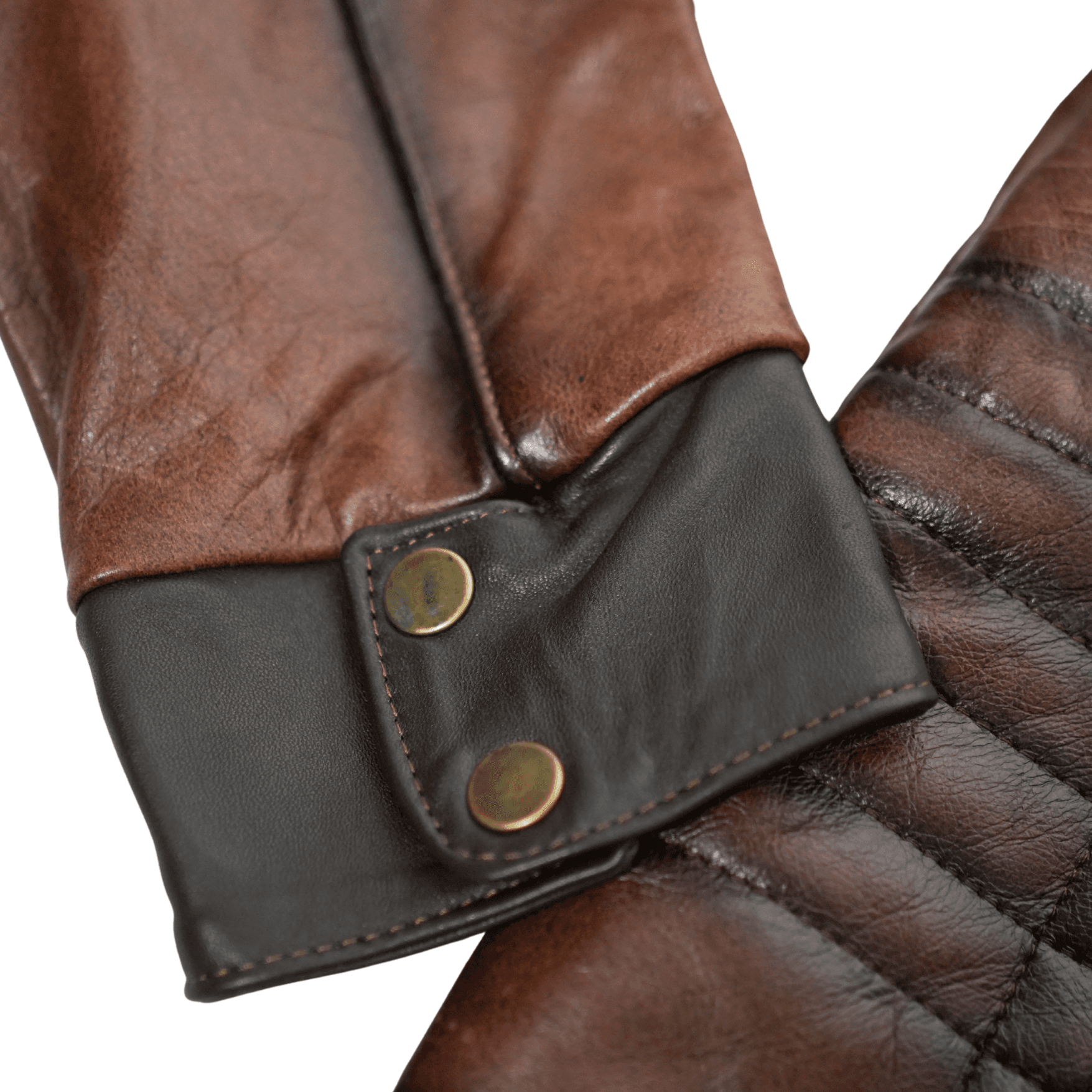 Checkered Leather Jacket - Alle Mexique