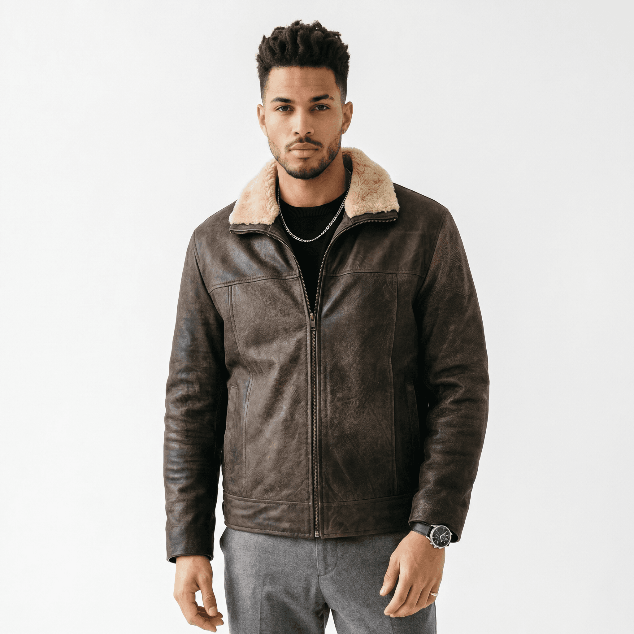 Jacob Leather Jacket - Alle Mexique