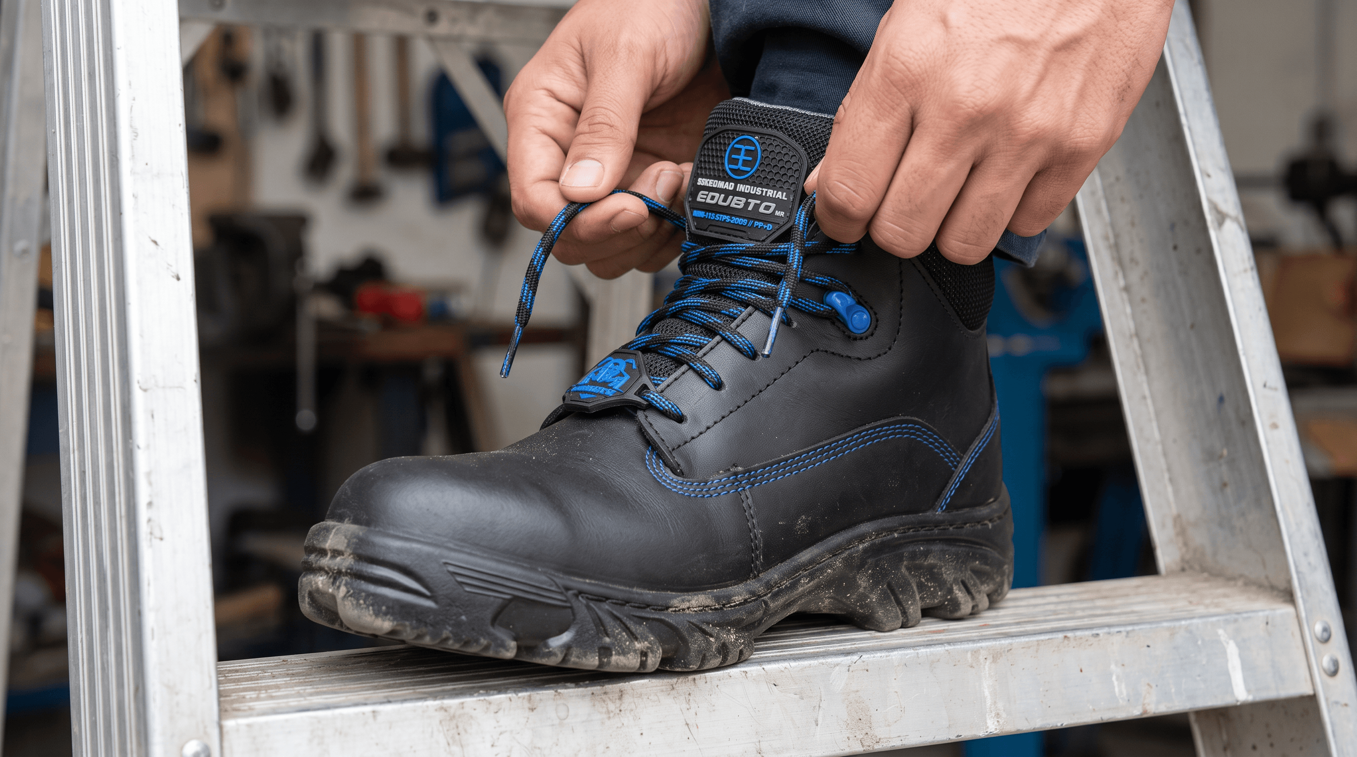 Safety Boots 945 BLACK - BLUE R