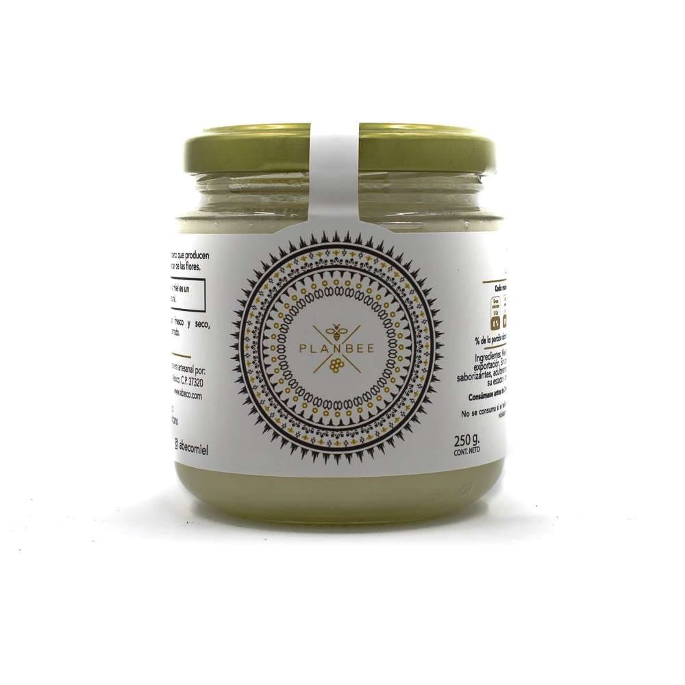 Miel-gourmet-de-abeja-100%-orgánica-y-natural-blanca-de-flor-de-mezquite