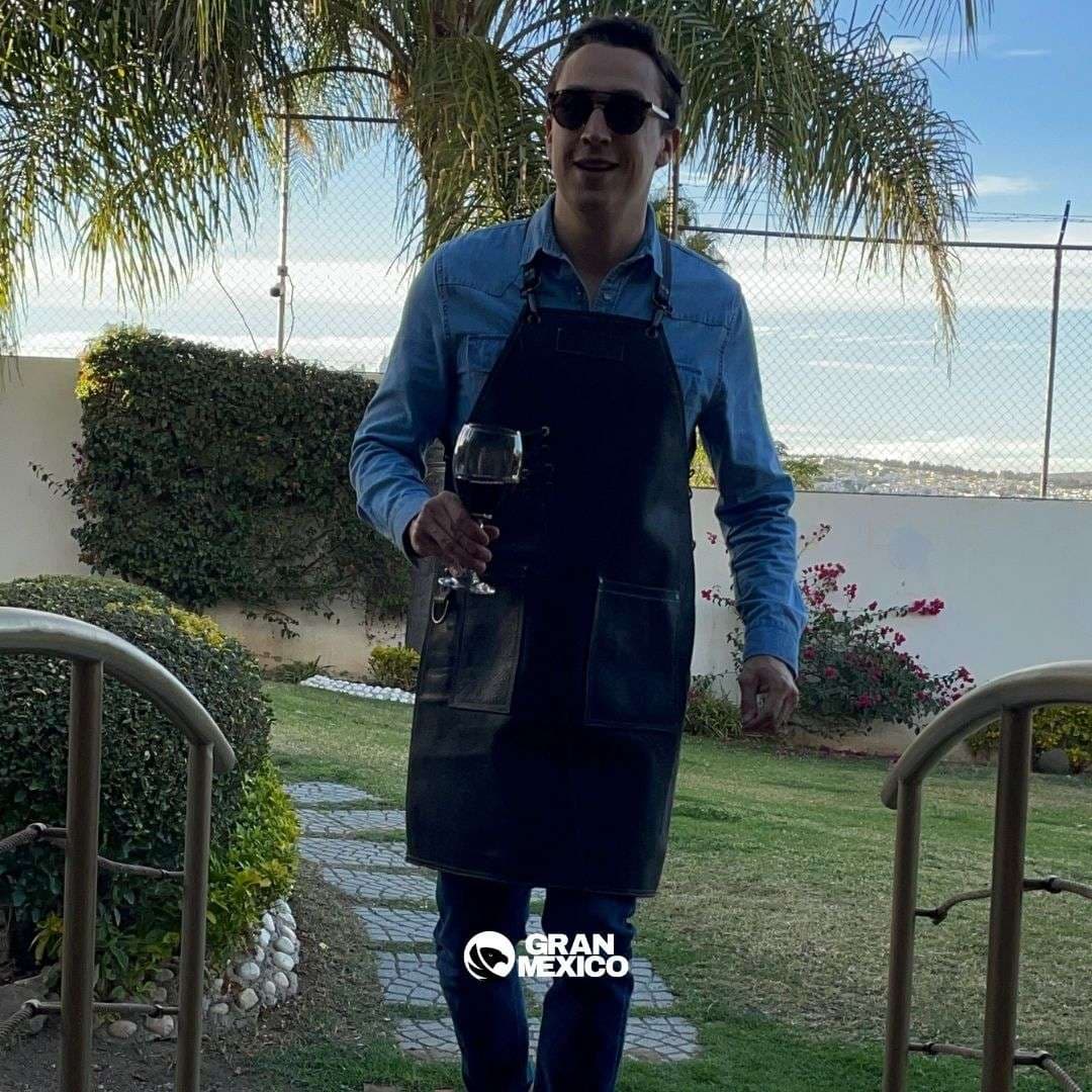 Mandil Parrillero Negro