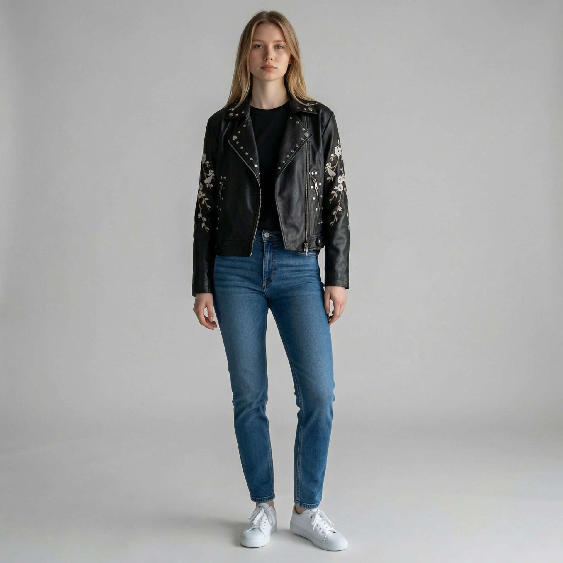 Chamarra de Piel Madrid hecha en méxico