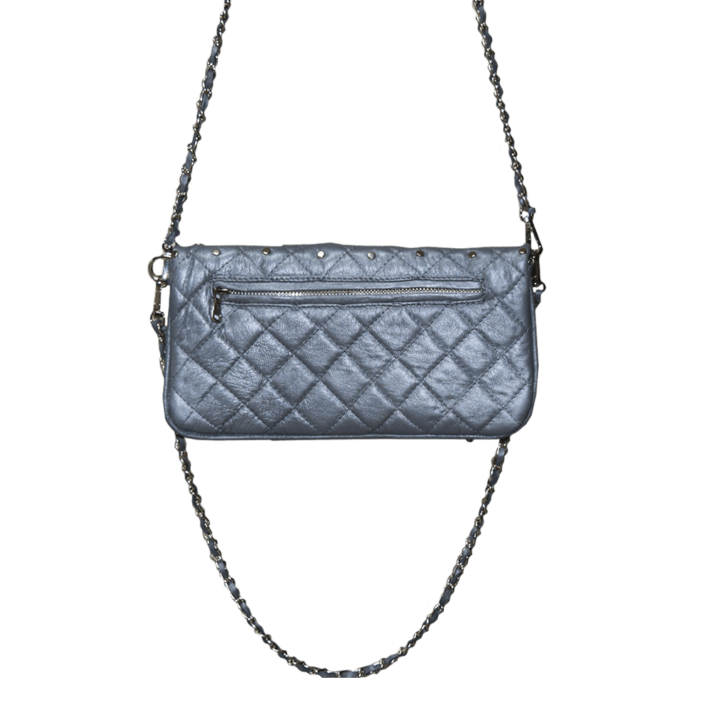 Crossbody de Piel Metalic