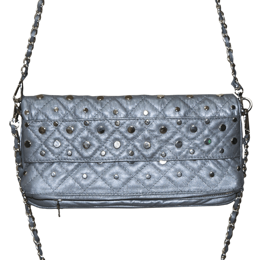 Crossbody de Piel Metalic