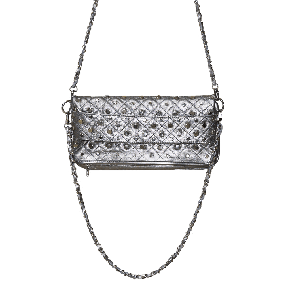 Crossbody de Piel Metalic