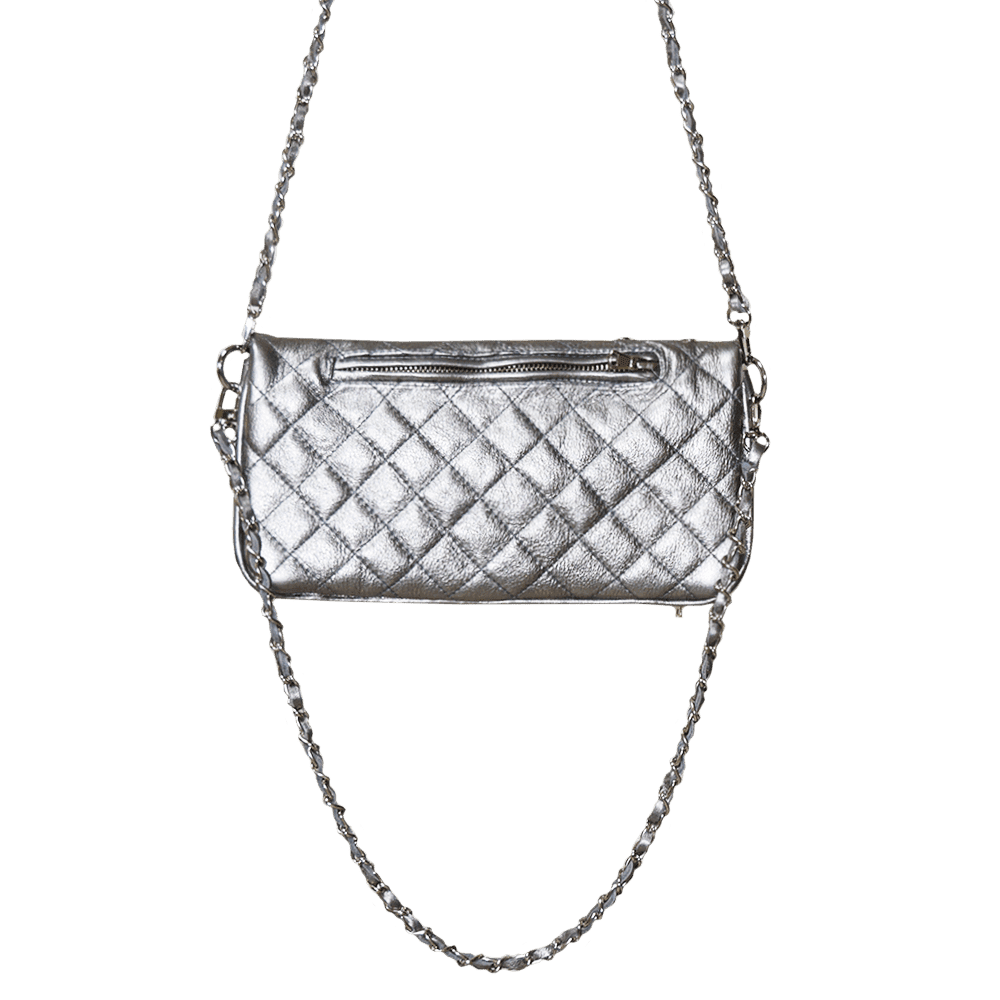 Crossbody de Piel Metalic