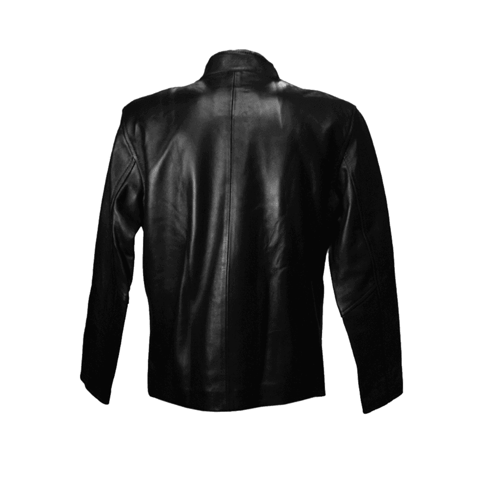 Chamarra para caballero 100% de piel de borrego muy suave, color negro con detallas únicos que resaltan la gran calidad y mano de obra de su próxima chamarra.