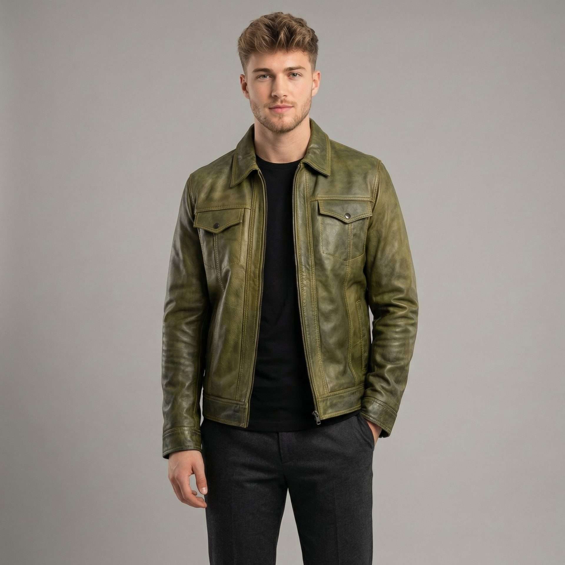 Chamarra de Piel Explorer