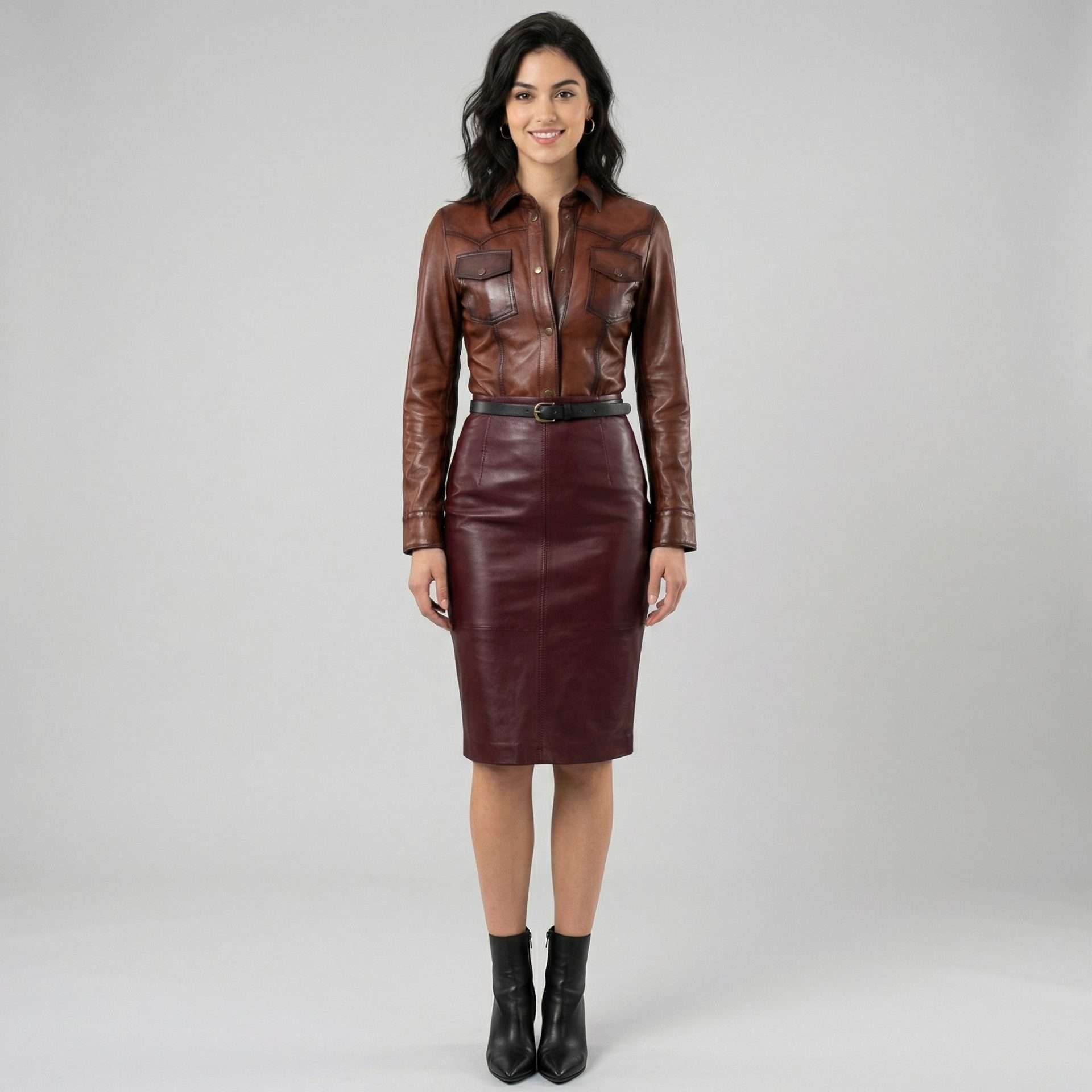 Chamarra de Piel de Dama Amber