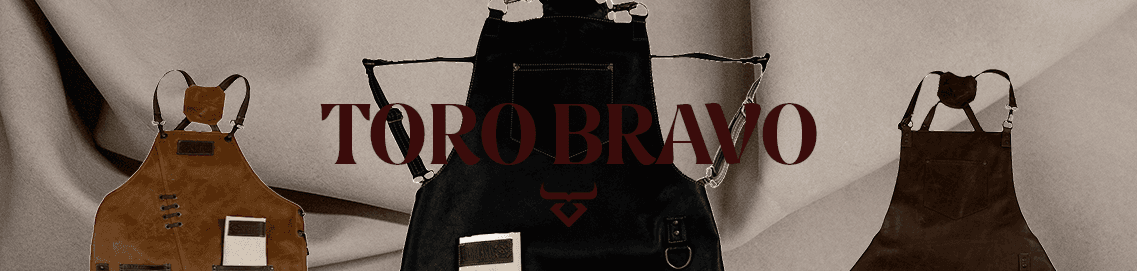 Mandiles Toro Bravo mandiles parrilleros 100% piel carne asada